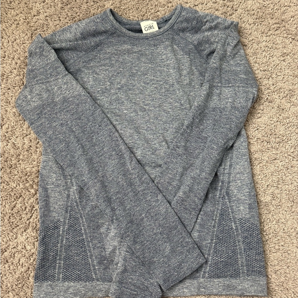 Athleta girl navy long sleeve
